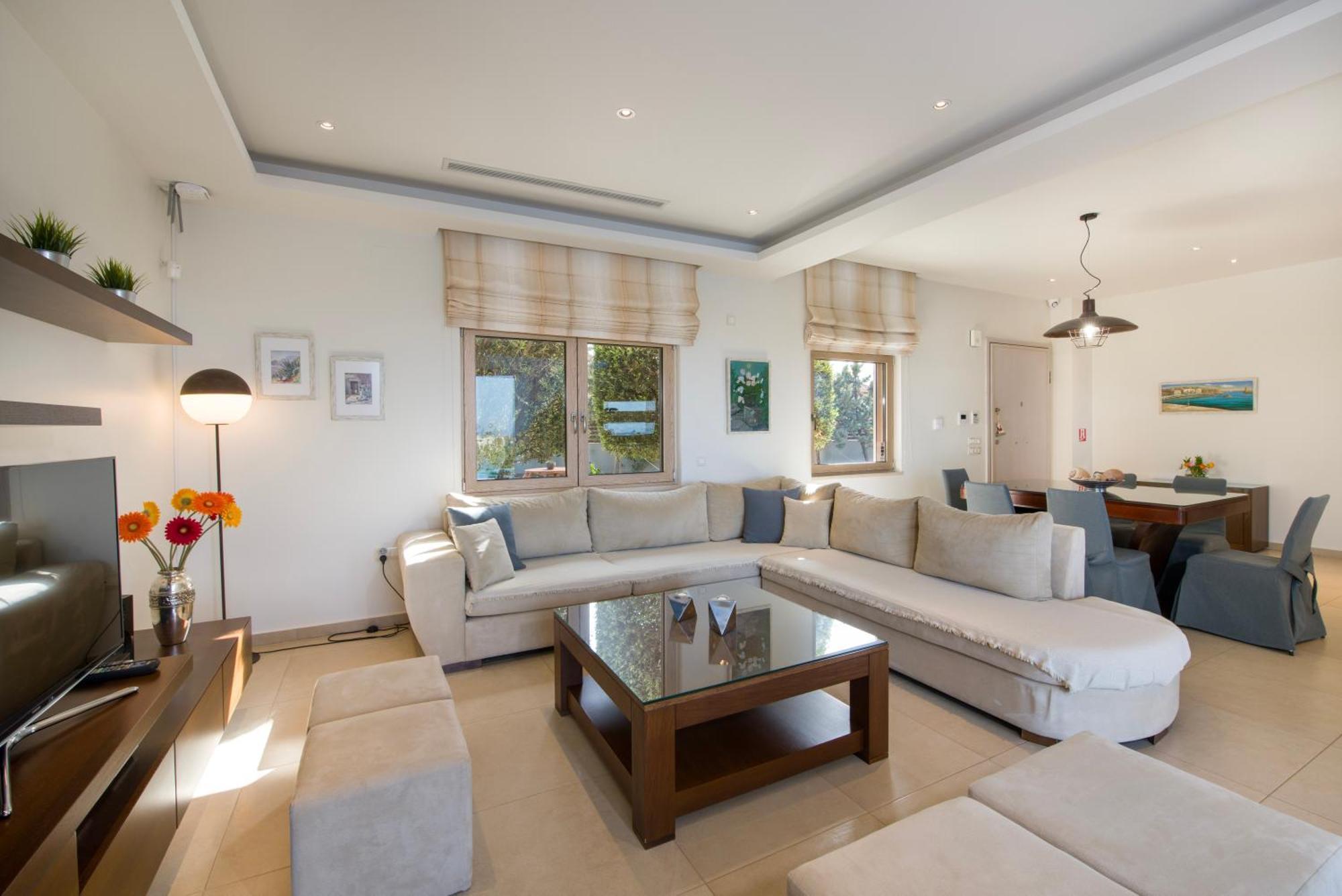 Four Seasons Private Villa - Seaview - Big Heated Pool - Gym - Sport Activities กูเวส ภายนอก รูปภาพ