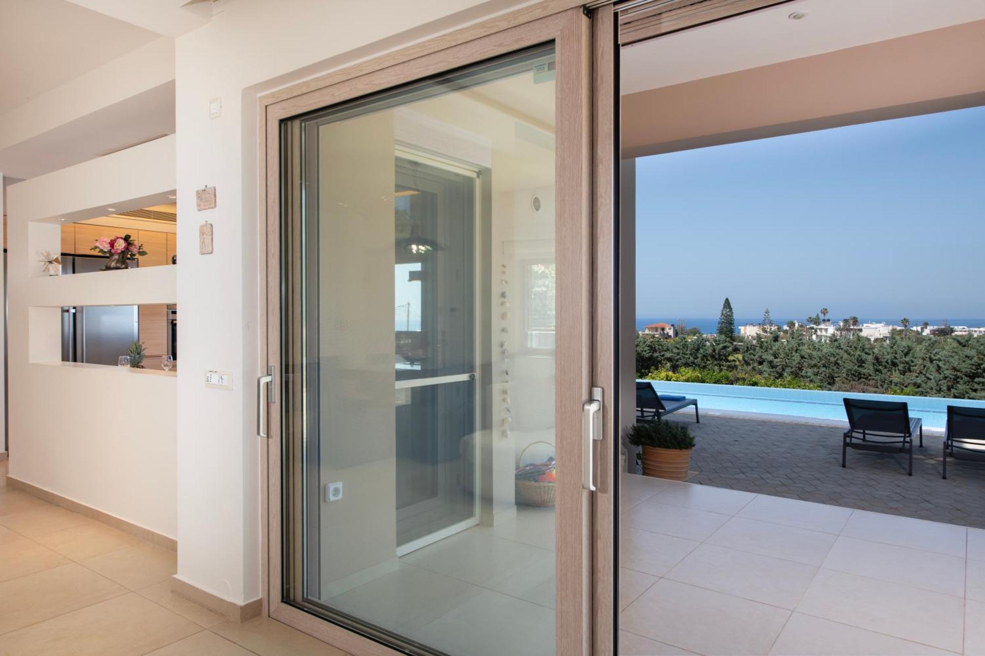 Four Seasons Private Villa - Seaview - Big Heated Pool - Gym - Sport Activities กูเวส ภายนอก รูปภาพ
