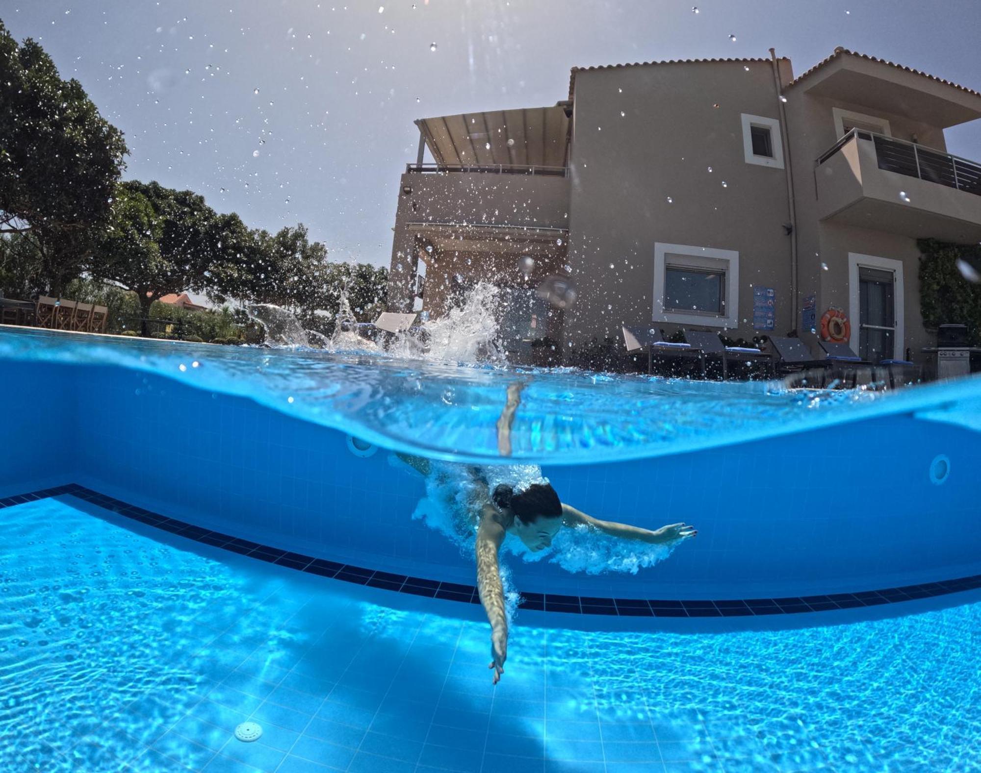 Four Seasons Private Villa - Seaview - Big Heated Pool - Gym - Sport Activities กูเวส ภายนอก รูปภาพ